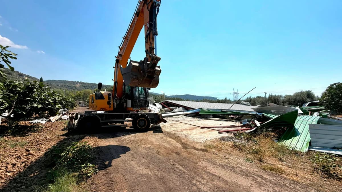 Osmangazi’de Zeytinliğe Yapılan Kaçak Depoya İzin Yok