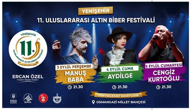 Yenişehir’de Altın Biber Festivali için geri sayım başladı