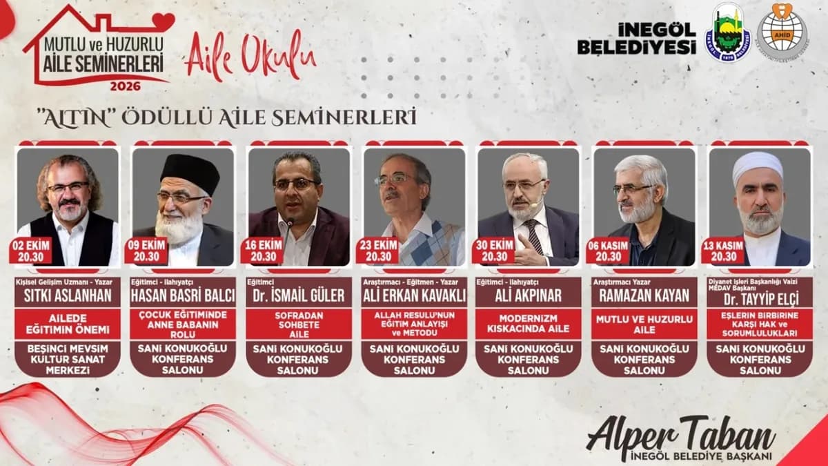 Aile Okulu Seminerleri Başlıyor