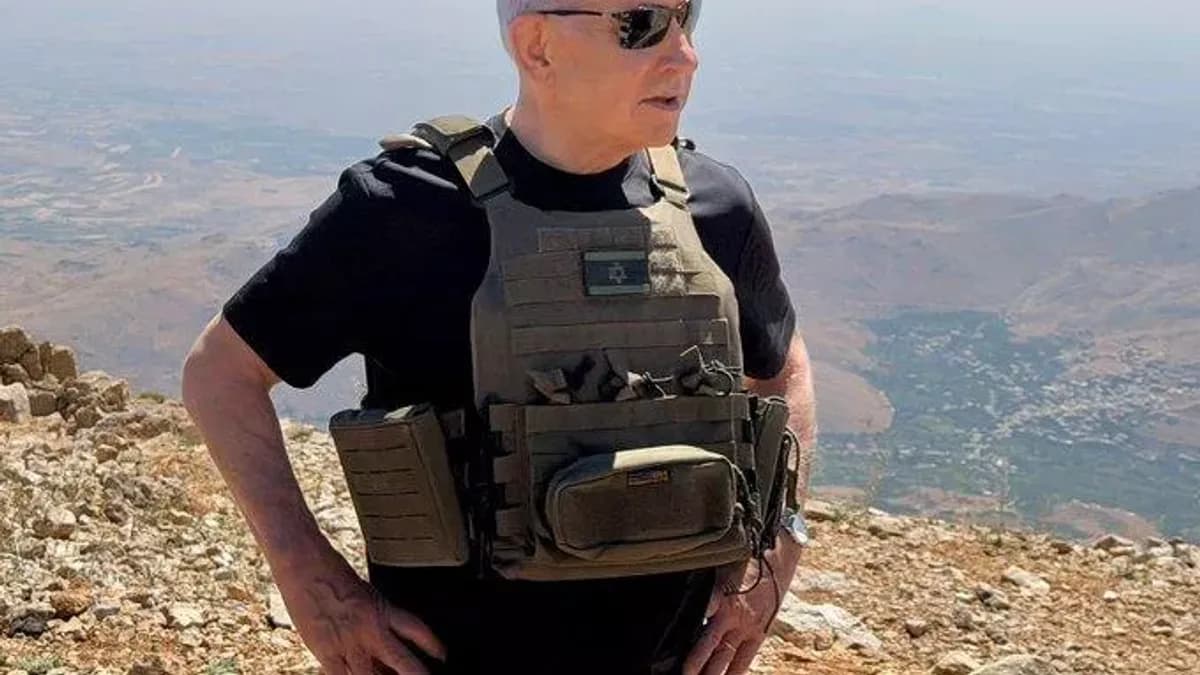 Netanyahu Hermon Dağı’na çıktı, Suriye’den sert tepki