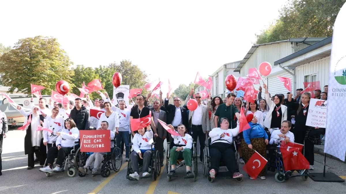 Osmangazi’de Cumhuriyet Coşkusu Engel Tanımadı