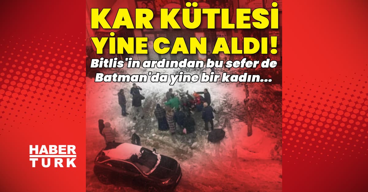 Bir anda oldu! Kar kütlesi canına mal oldu