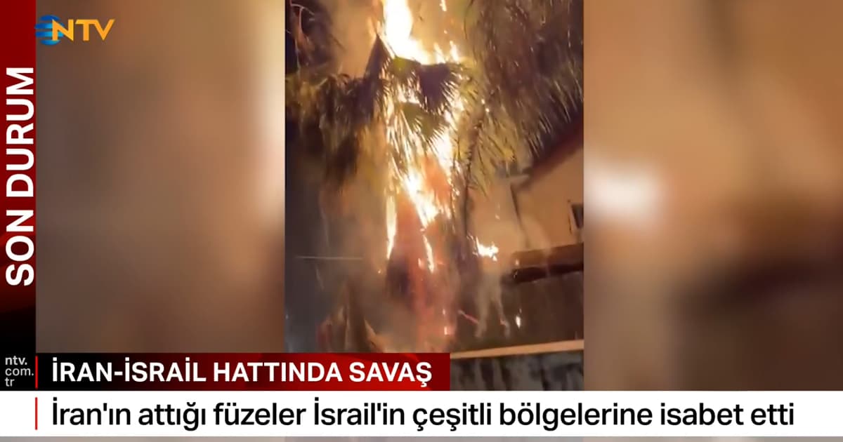 İran gece İsrail'i vurdu