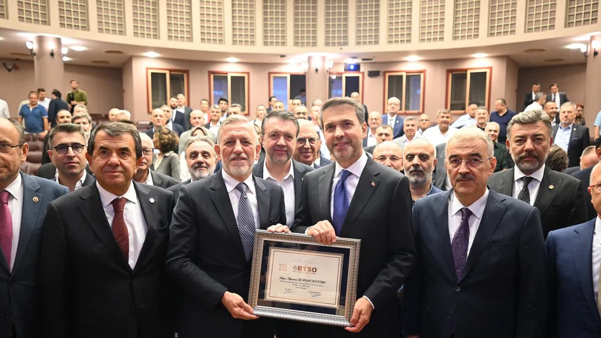 Enerji ve Tabii Kaynaklar Bakanı Alparslan Bayraktar BTSO Meclisinin Konuğu Oldu