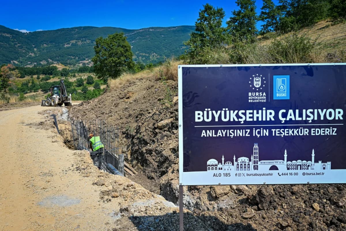 Büyükşehir, Gemlik’te sulama tesisini kısa sürede yüzde 80’e ulaştırdı
