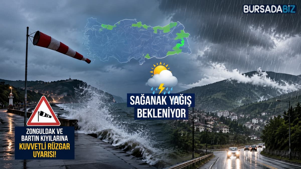 Meteoroloji’den iki kritik uyarı: Sağanak ve kuvvetli rüzgar geliyor