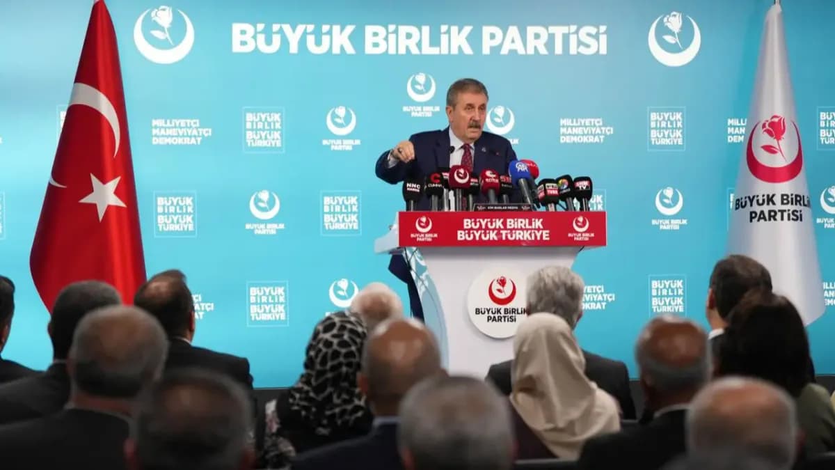 Destici: İsrail'in hayali bizi ilgilendirmiyor