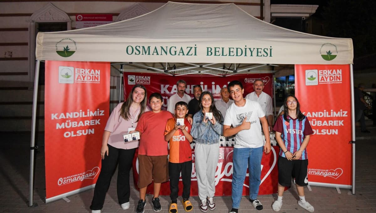 Osmangazi Belediyesi’nden Mevlit Kandili’nde Geleneksel İkram