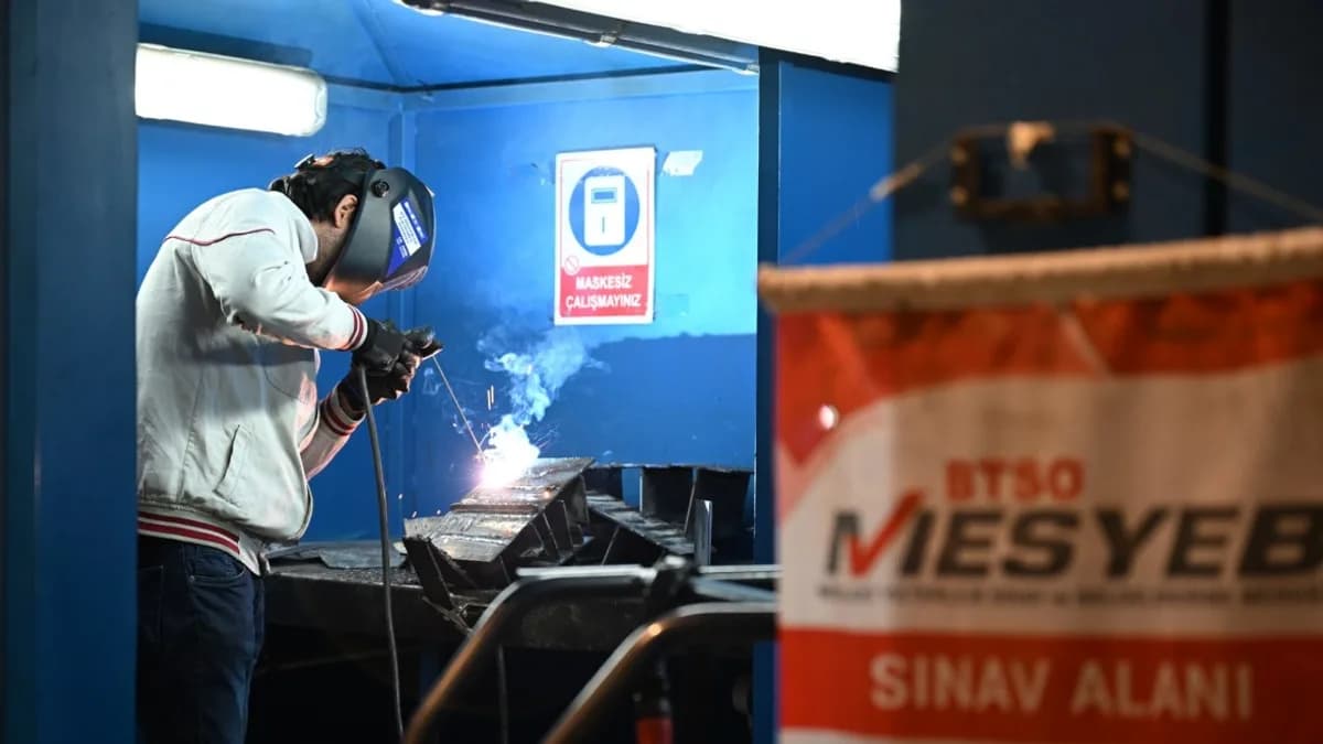 BTSO MESYEB’den 135 Bin Çalışana Belge