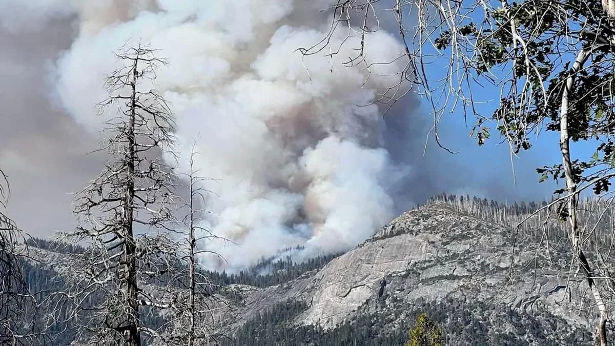 Yosemite’de yangın söndürme helikopteri düştü: 2 pilot hayatını kaybetti