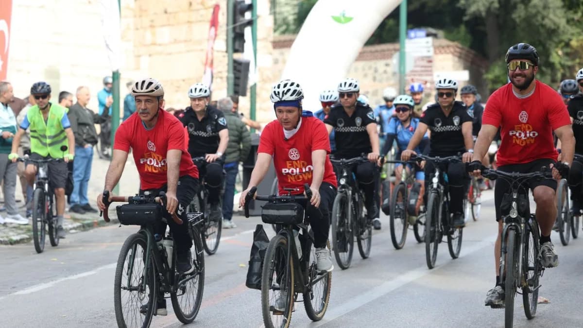 Başkan Erkan Aydın Farkındalık İçin Pedal Çevirdi