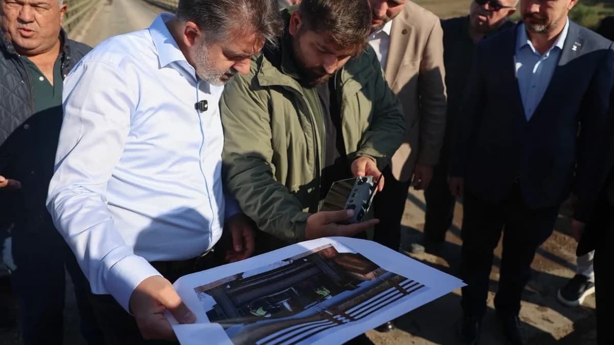 Başkan Vekili Biba, Çeltikçi Köprüsü'nü inceledi