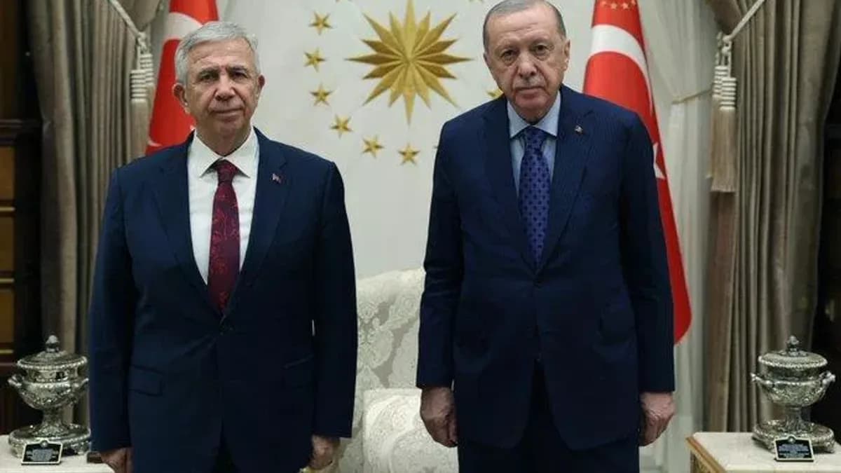 Erdoğan ile Mansur Yavaş Beştepe’de görüştü: Masada metro yatırımları vardı