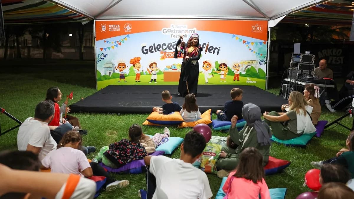 Festivalde çocuklar hem eğlendi hem spor yaptı