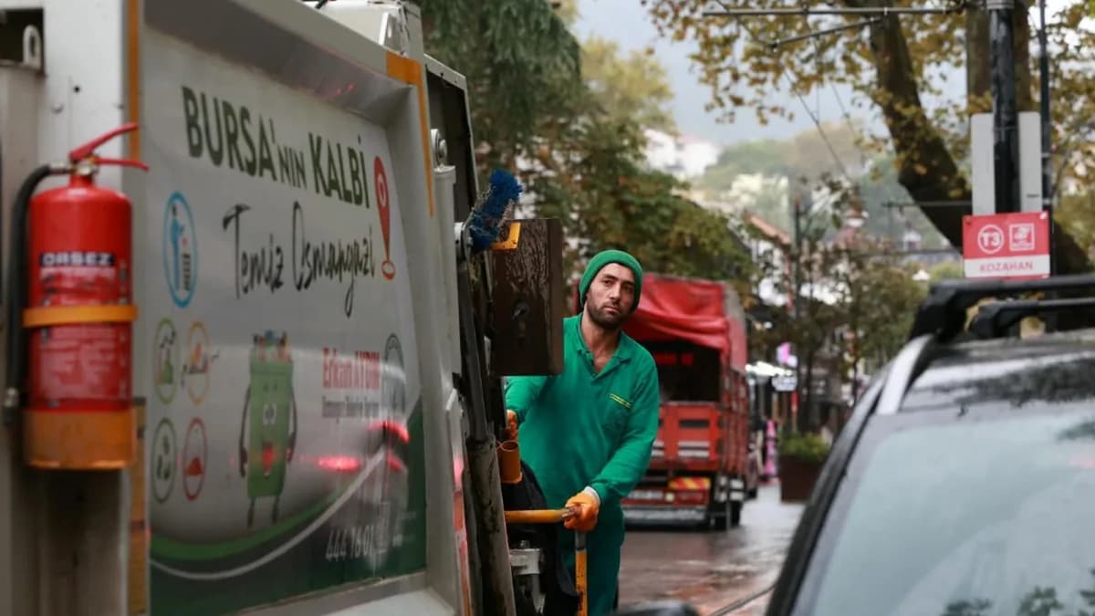 Osmangazi’de Günde Bin Yüz Ton Atık Toplanıyor