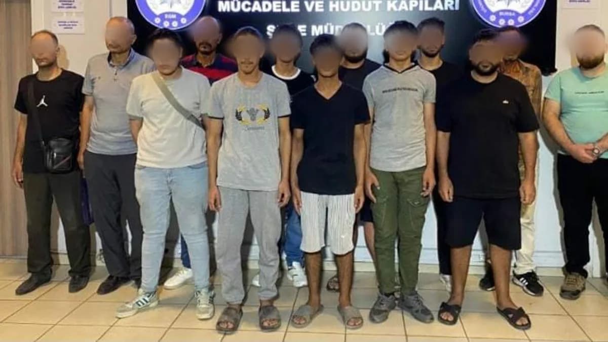 Osmangazi’de göçmen operasyonu: 13 kişi yakalandı
