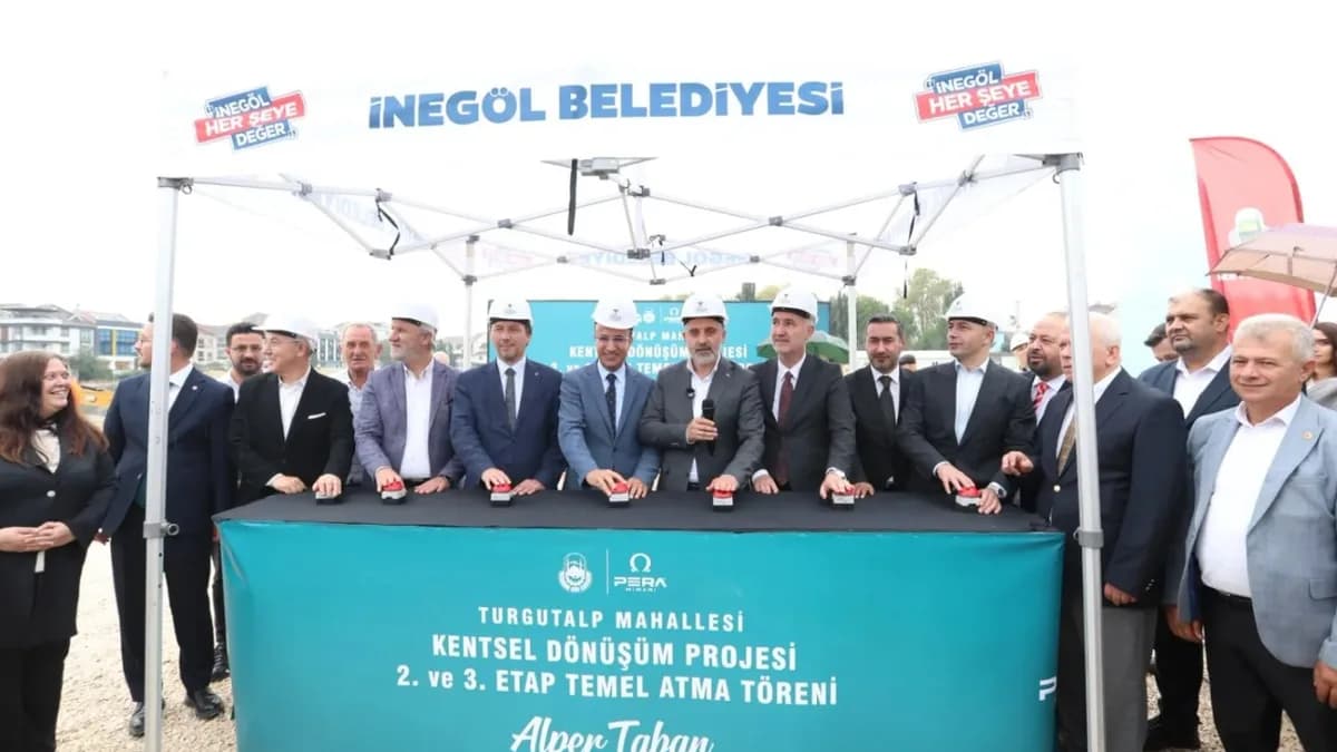 Turgutalp’te Kentsel Dönüşümün 2. Ve 3. Etaplarında Temel Atıldı
