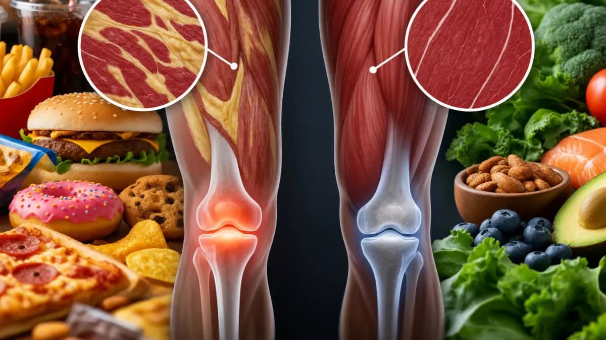 Yeni araştırma: Ultra işlenmiş gıdalar kasların içine yağ biriktiriyor