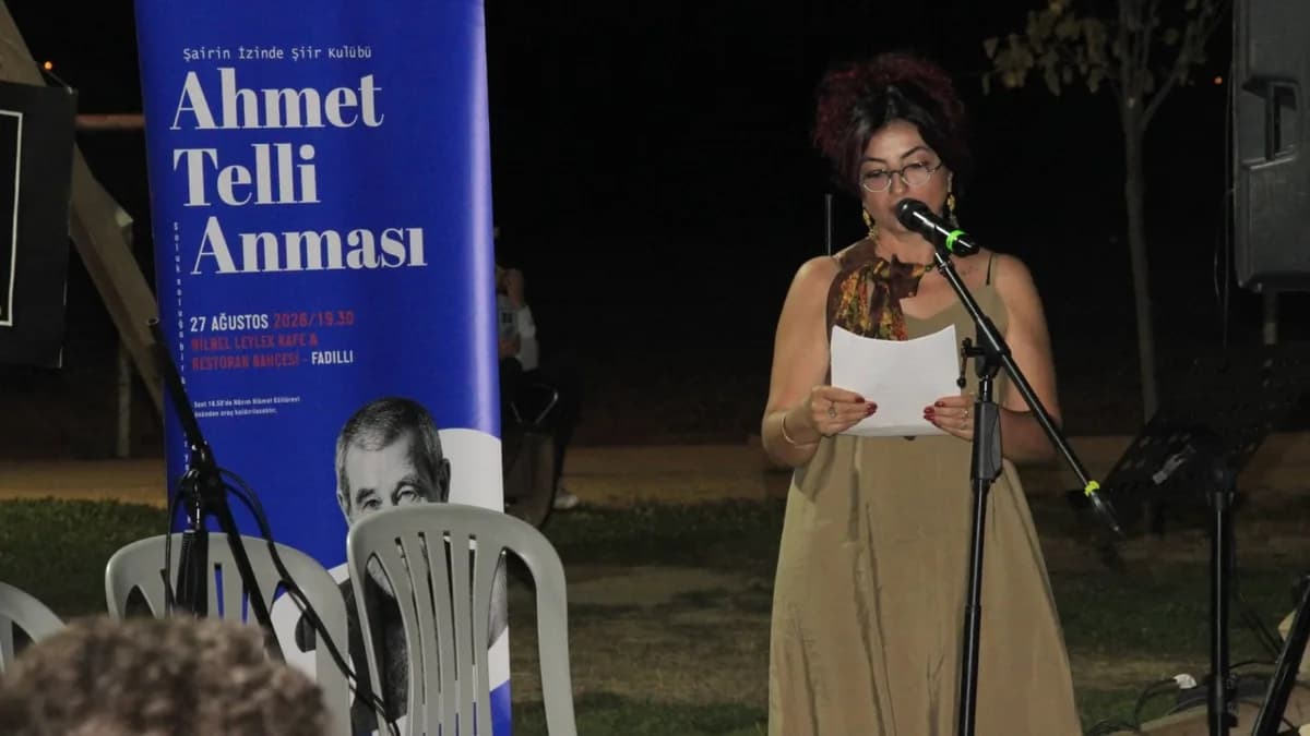 Usta şair Ahmet Telli Nilüfer’de şiirleriyle anıldı