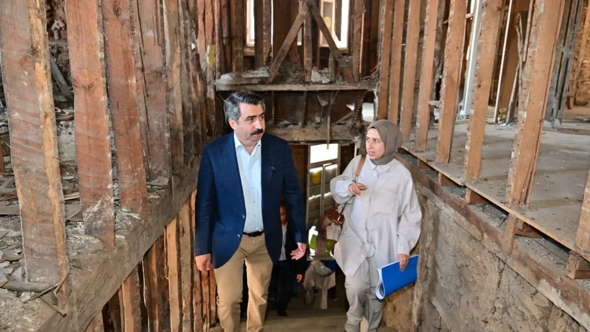 Yıldırım'da tarihi yapı kütüphane oluyor