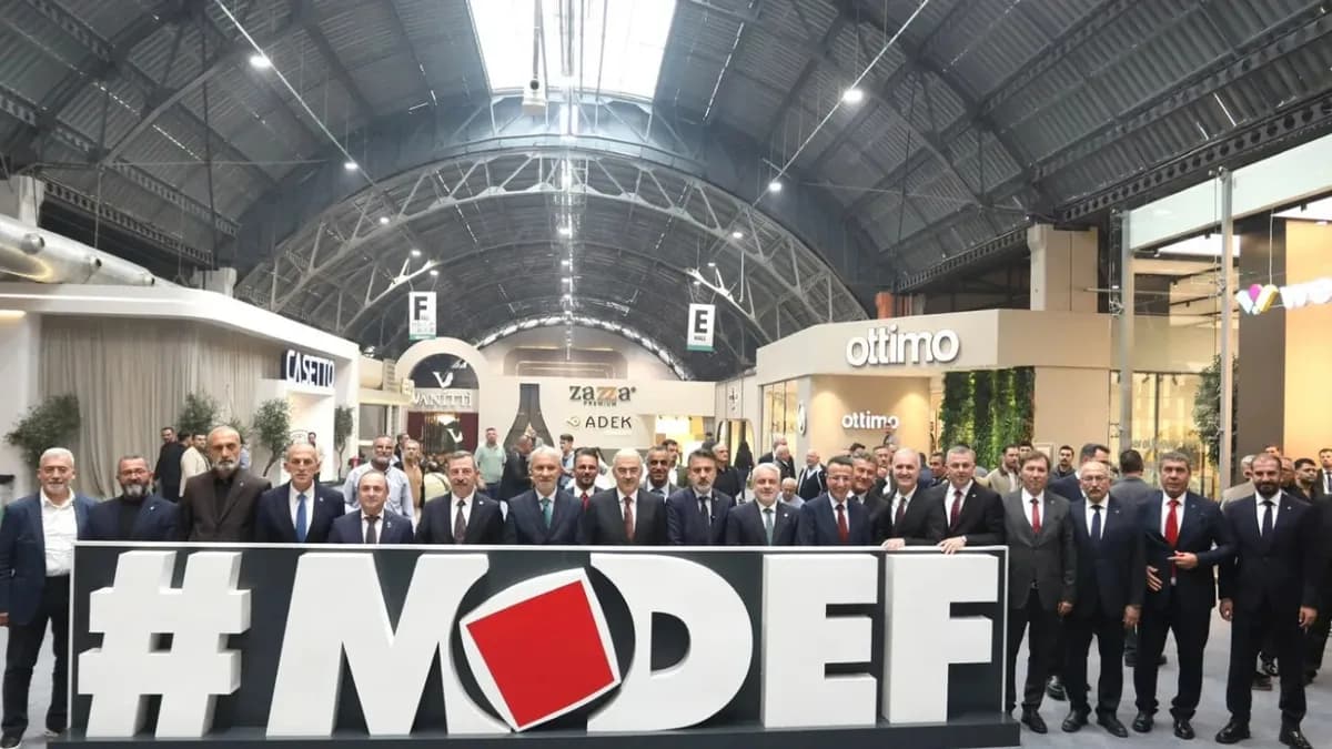 55. Uluslararası Modef Expo İnegöl Mobilya Fuarı Kapılarını Açtı