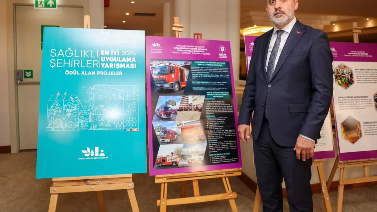 Bursa Büyükşehir’in itfaiye yatırımlarına ulusal ödül