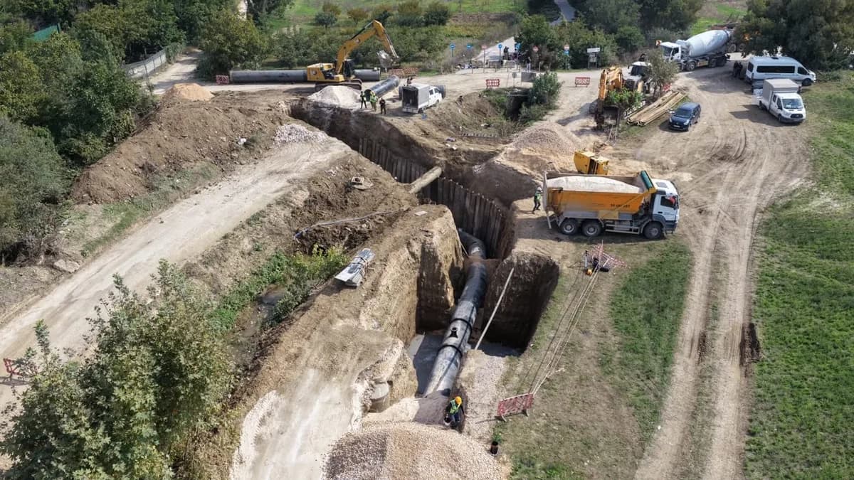 Büyükşehir'den içme suyu altyapısına güçlü takviye
