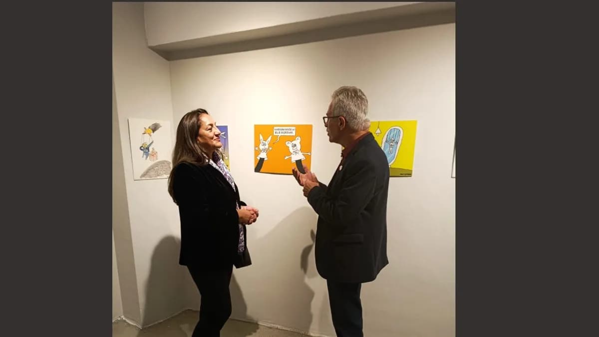 Nilüfer’deki sergide hayal gücü çizgilerle buluştu