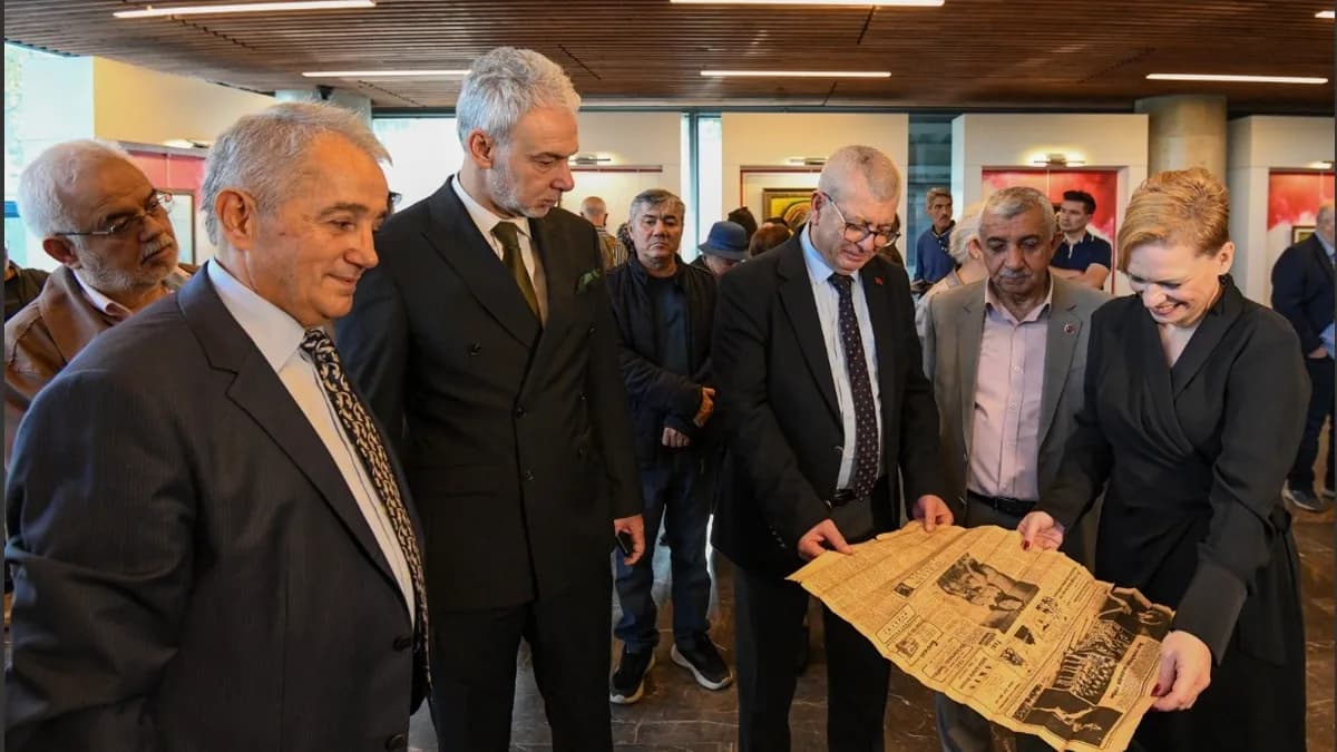 Osmangazi'de Cumhuriyet ve Atatürk Sevgisi Sergiyle Ölümsüzleşti