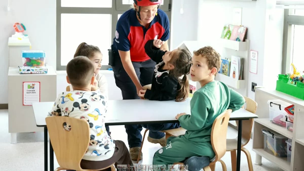 Osmangazi’de Kreş Öğrencileri Afetlere Karşı Bilinçlendirildi