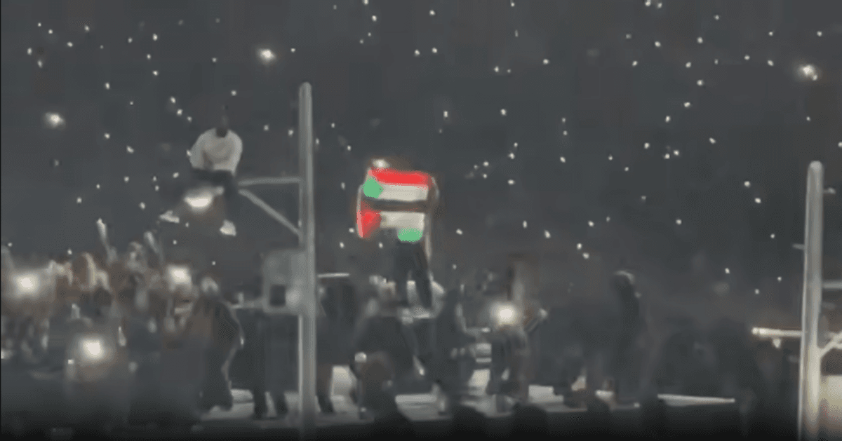 ABD'nin en ünlü maçında Gazze bayrağı dalgalandırdı, ömür boyu men edildi