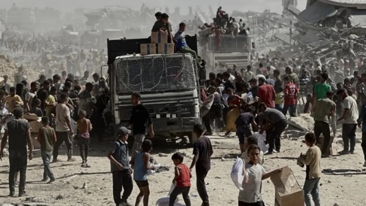 Siyonistlerden Gazze'de kanlı abluka! İnsani yardım kuruluşlarına yasak getirdiler