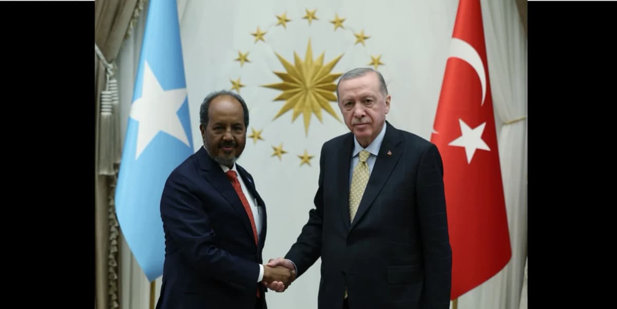 Cumhurbaşkanı Erdoğan, Hasan Şeyh Mahmud ile görüştü