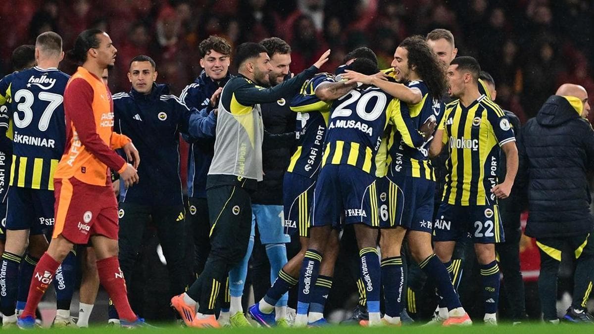Galatasaray 0-2 Fenerbahçe Maç Özeti | Süper Kupa'da şampiyon Fenerbahçe