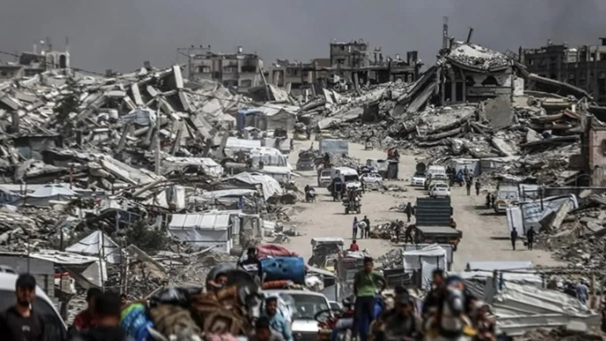 Siyonist İsrail kana doymuyor! Gazze'ye İHA saldırısı: 4 yaralı