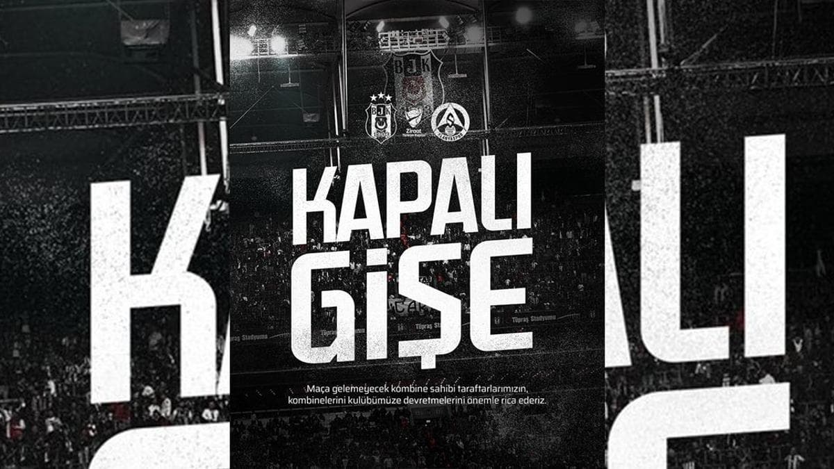 Beşiktaş, Alanyaspor maçını “kapalı gişe” oynayacak