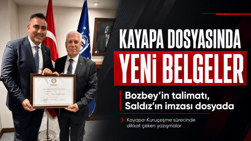 Kayapa katı atık arkasından Bozbey ve Saldız çıktı