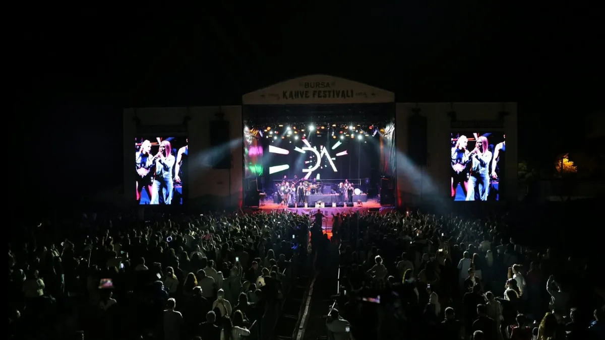 Bursa Kahve Festivali Sukaypark’ta müzik ve kahveyi buluşturdu