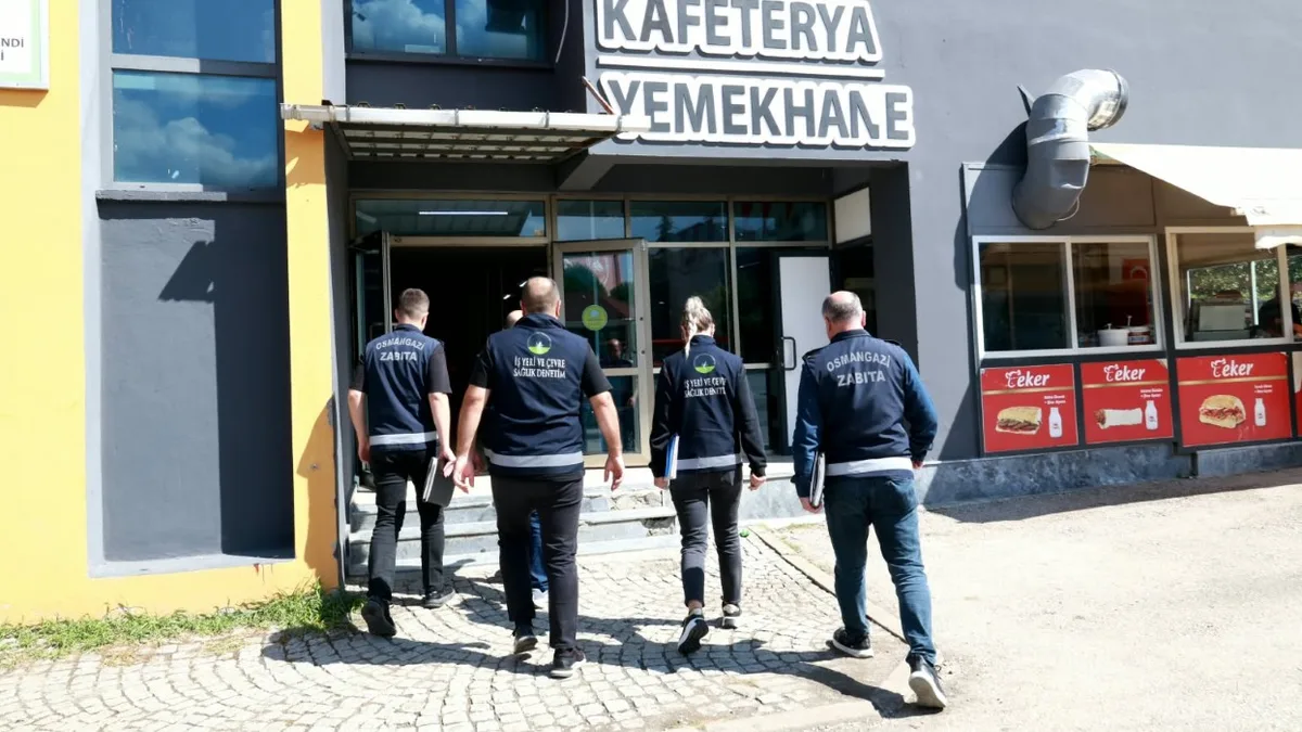 Osmangazi’de okul kantinlerine sıkı denetim Ekipler tek tek inceliyor