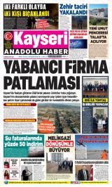 KAYSERİ ANADOLU HABER