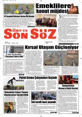 SİİRT’TE SON SÖZ