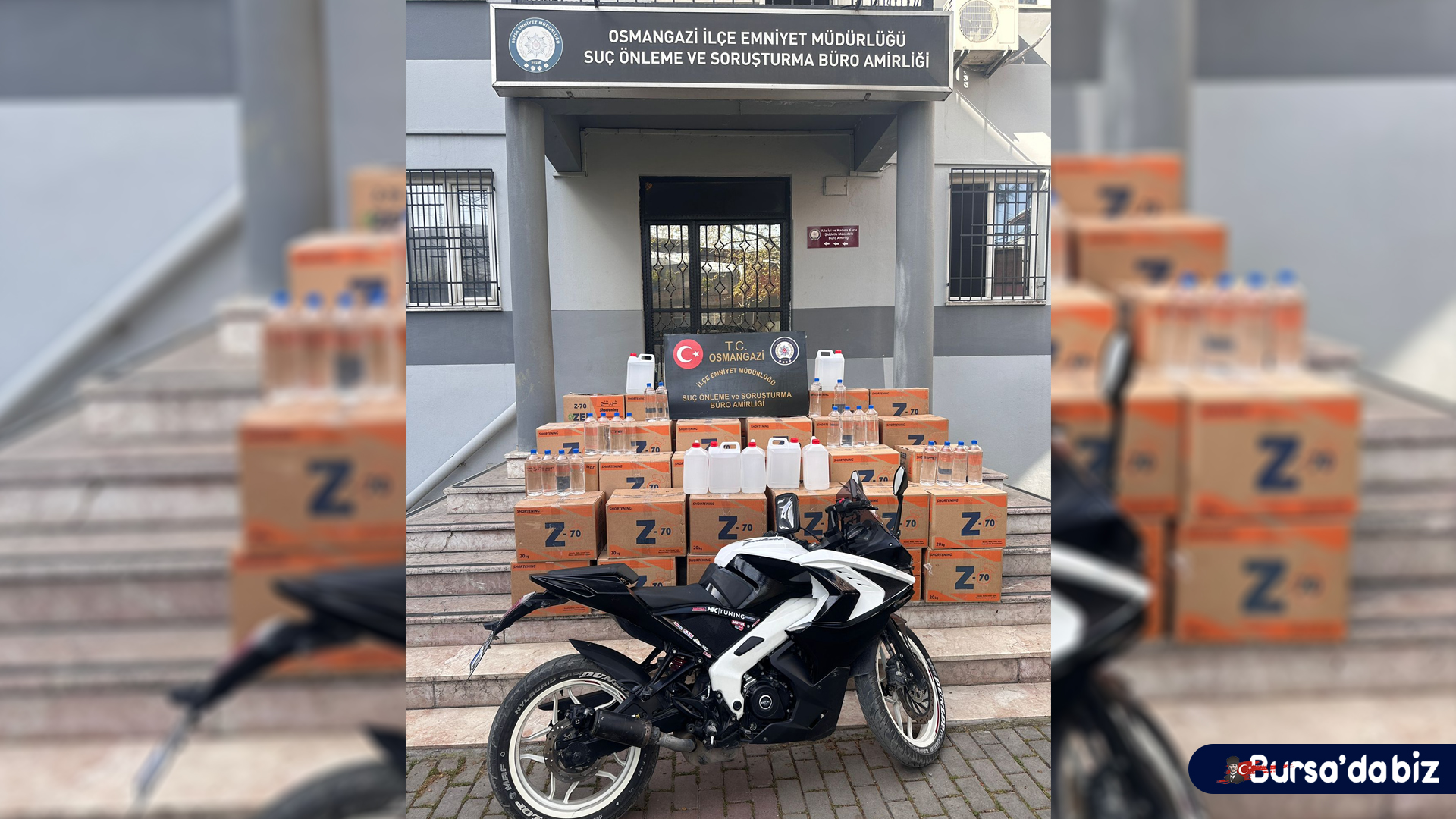 Bursa’da Sahte Alkol Operasyonunda 2 Şüpheli Yakalandı