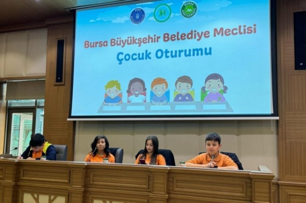 Bursa Büyükşehir Belediye Meclisi Çocuk oturumu gerçekleşti