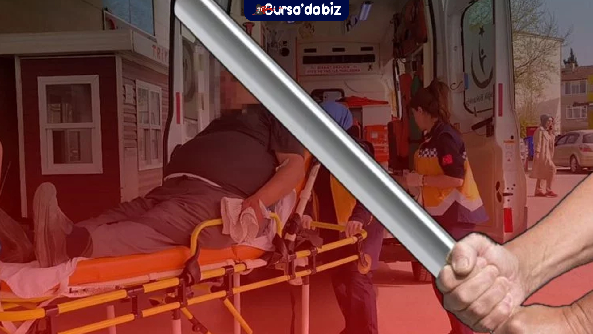 Bursa İnegöl’de sokak ortasında demir çubuklu saldırı