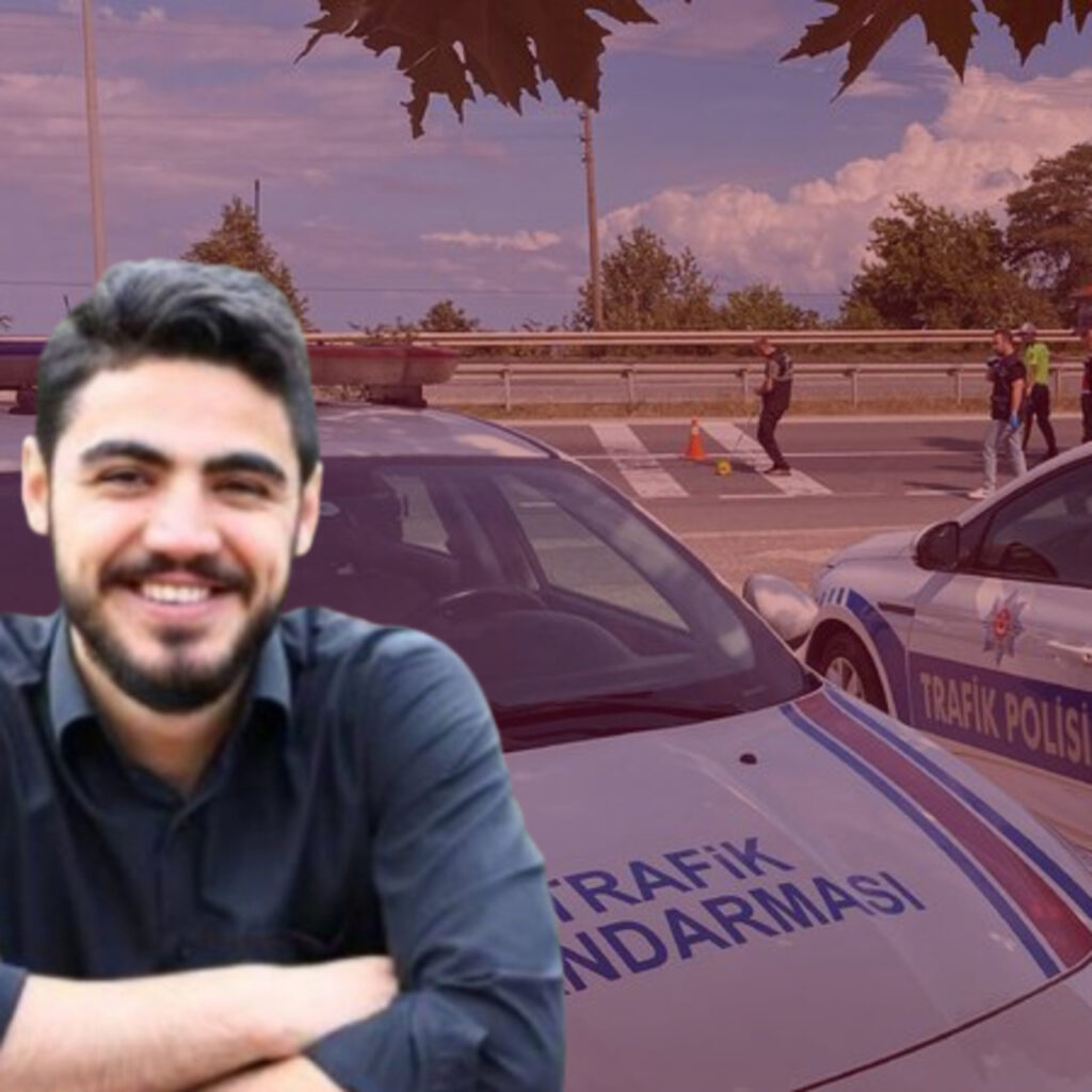 Kontrol noktasında motosiklet çarptı!