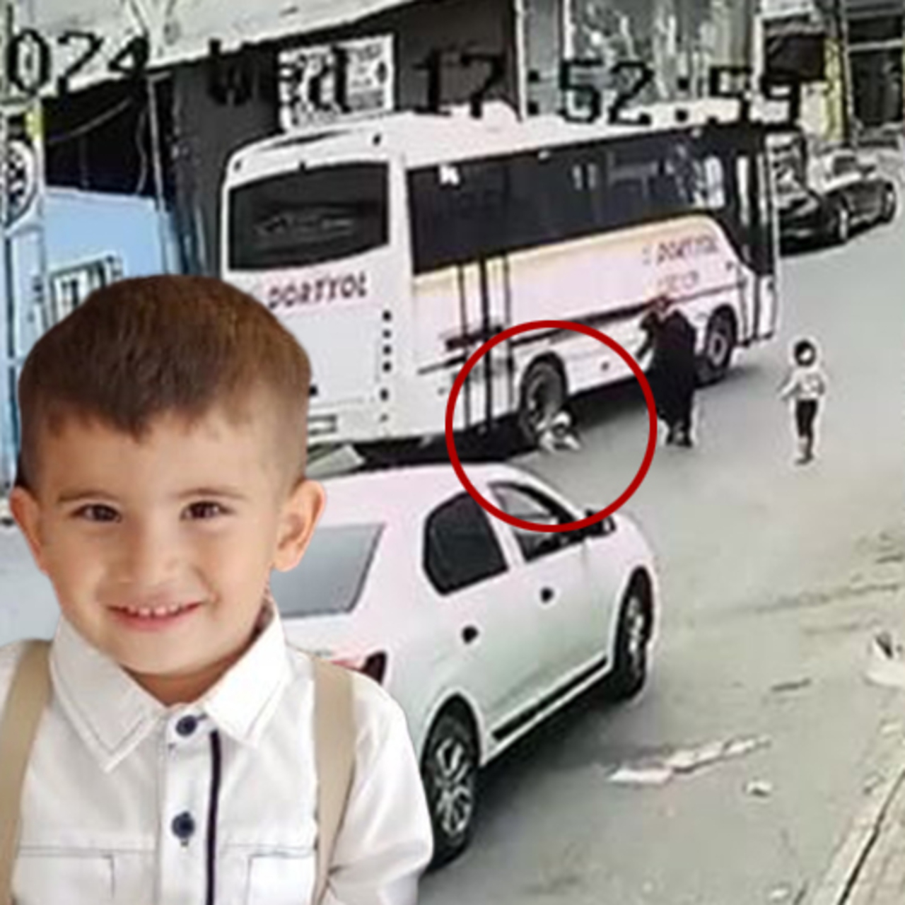 4 yaşındaki çocuk minibüsün altında kaldı