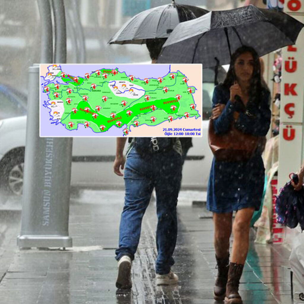 Bu illerde kuvvetli yağacak! 4 bölgede şiddetli sağanak!