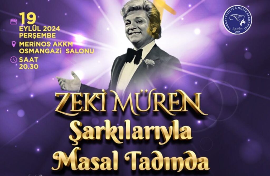 Osmangazi Belediyesi, Türkiye’nin Zeki Müren için anma gecesi düzenliyor