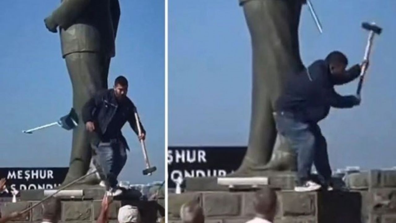 Atatürk Anıtı’na saldırının adresi bu kez Ayvalık!