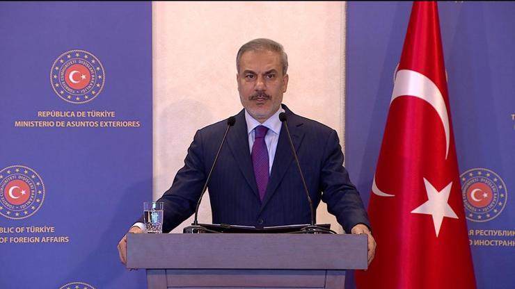 Bakan Fidan, İranlı mevkidaşı Arakçi ile ortak basın toplantısı düzenliyor